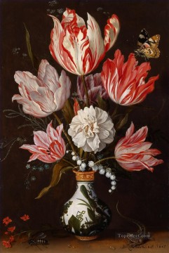  Bosschaert Art - Bosschaert Ambrosius A Still Life of Tulips and other Flowers
